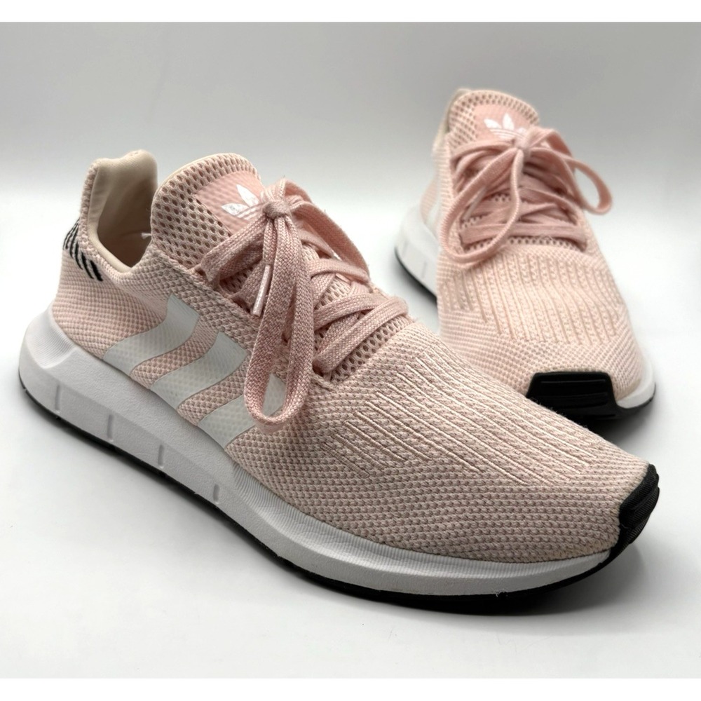ADIDAS Swift Run Sneakers Women's Size 9 Icey Pink Cloud Mesh Foam Athletic Shoe
